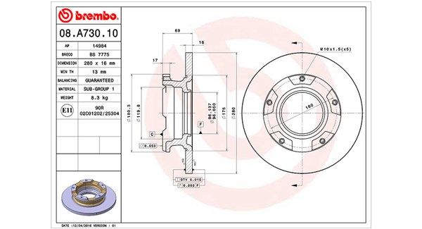 MAGNETI MARELLI Jarrulevy 360406080300